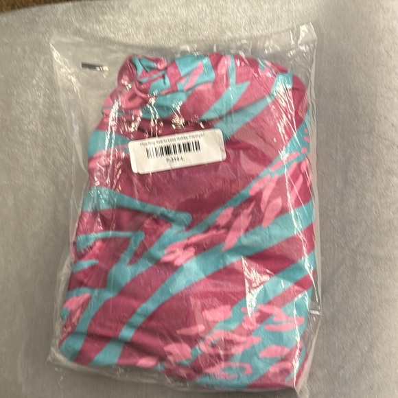 Sew in Love Magenta & Teal Abstract Oversize 3/4 Roll Up Sleeve Pocket Cardigan - Picture 8 of 10